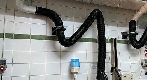 Endüstriyel Mutfak Davlumbaz ve Egzoz Sistemi