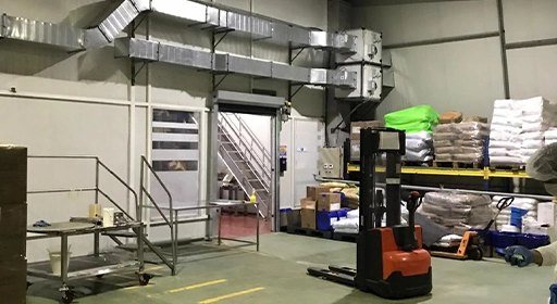 Tekstil Fabrikası Havalandırma Hattı