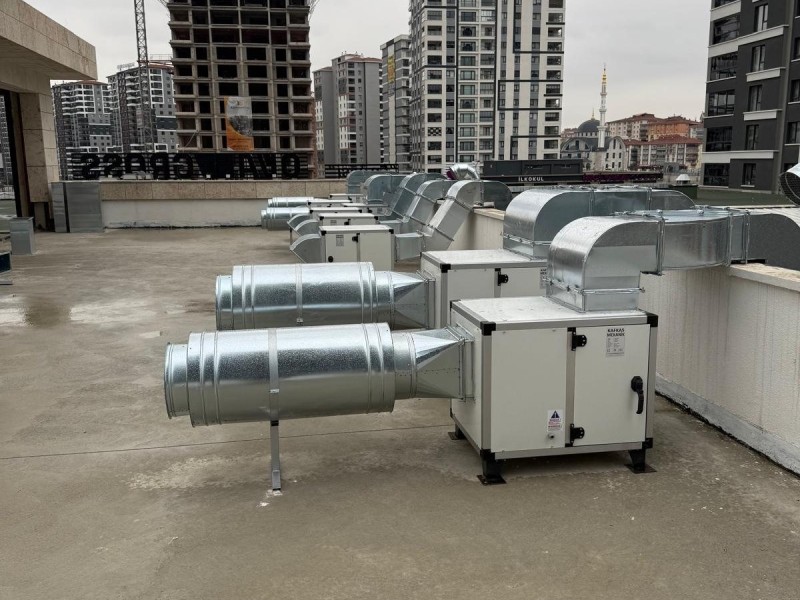 Cephe Emiş-Üfleme Hatları ve Çatı Santralleri 8